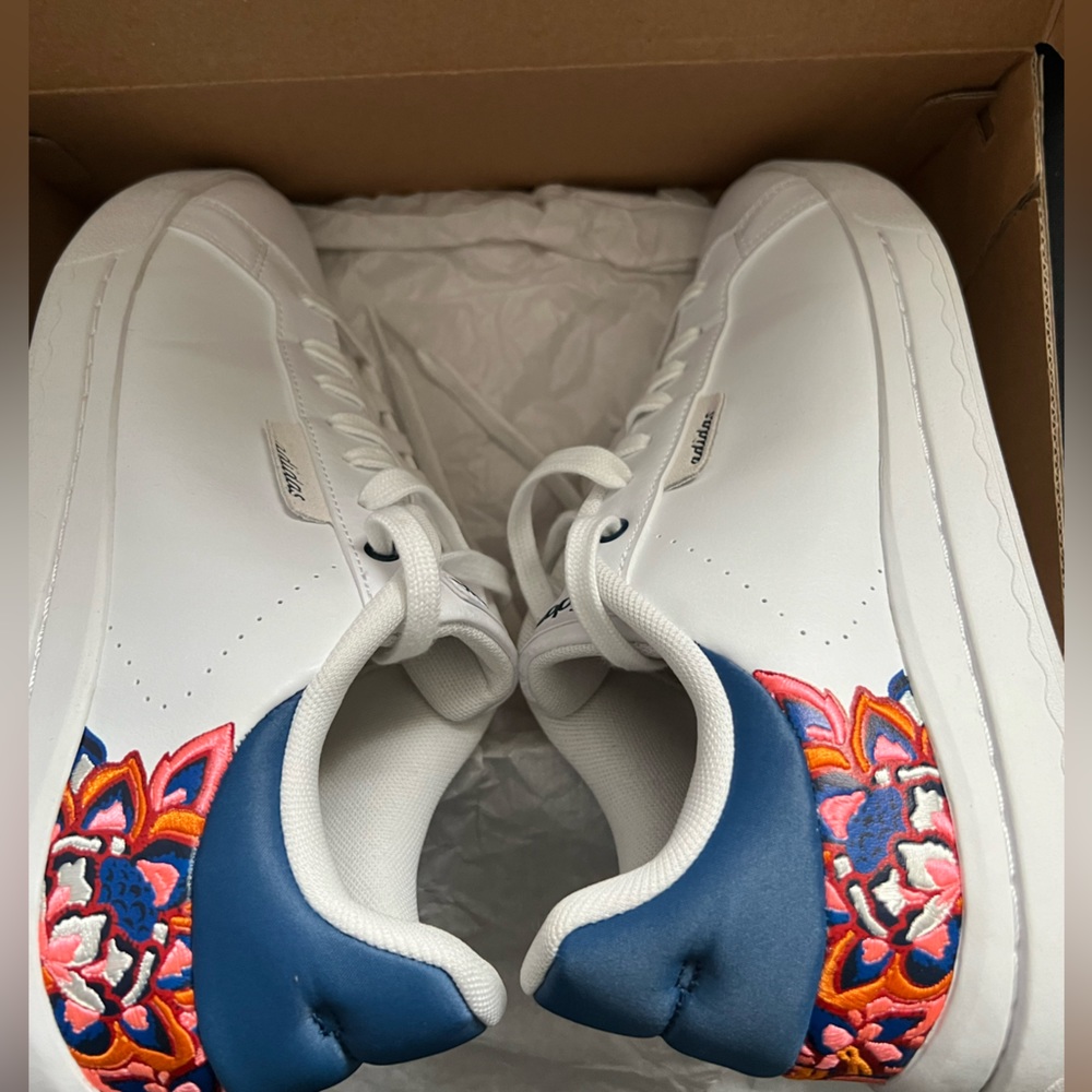 Adidas x Farm Rio Court Silk Sneakers RARE